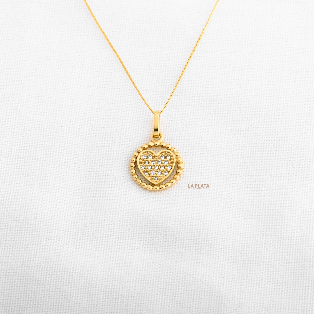 DIJE CORAZON LLENO DE AMOR