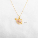 DIJE CORAZON FLECHADO