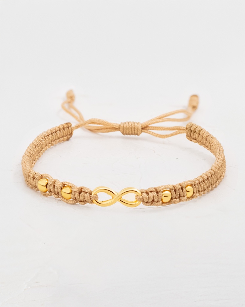 PULSERA INFINITO CON ESFERAS