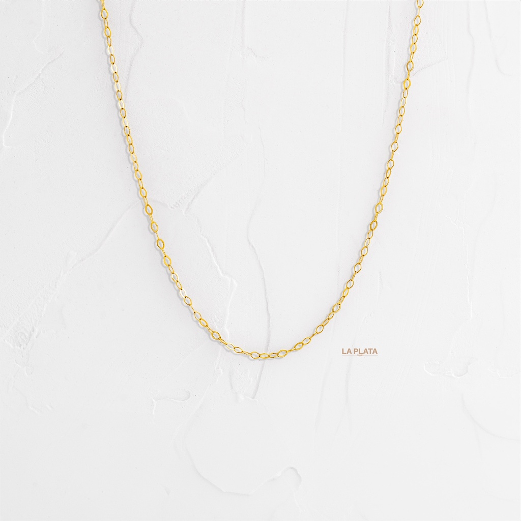 CADENA ESLABÓN BRILLANTE 40CM