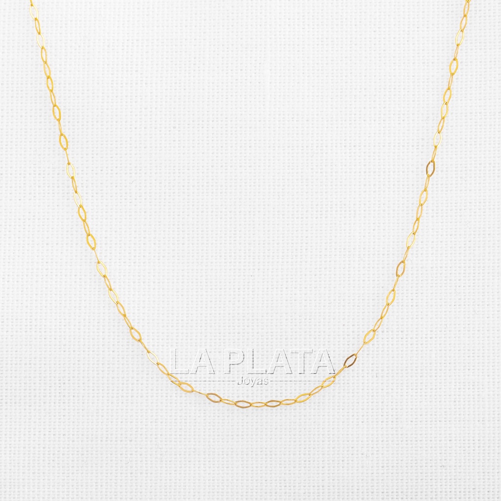 CADENA ESLABON BRILLANTE 40CM