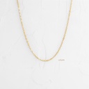 CADENA ESLABÓN BRILLANTE 40CM