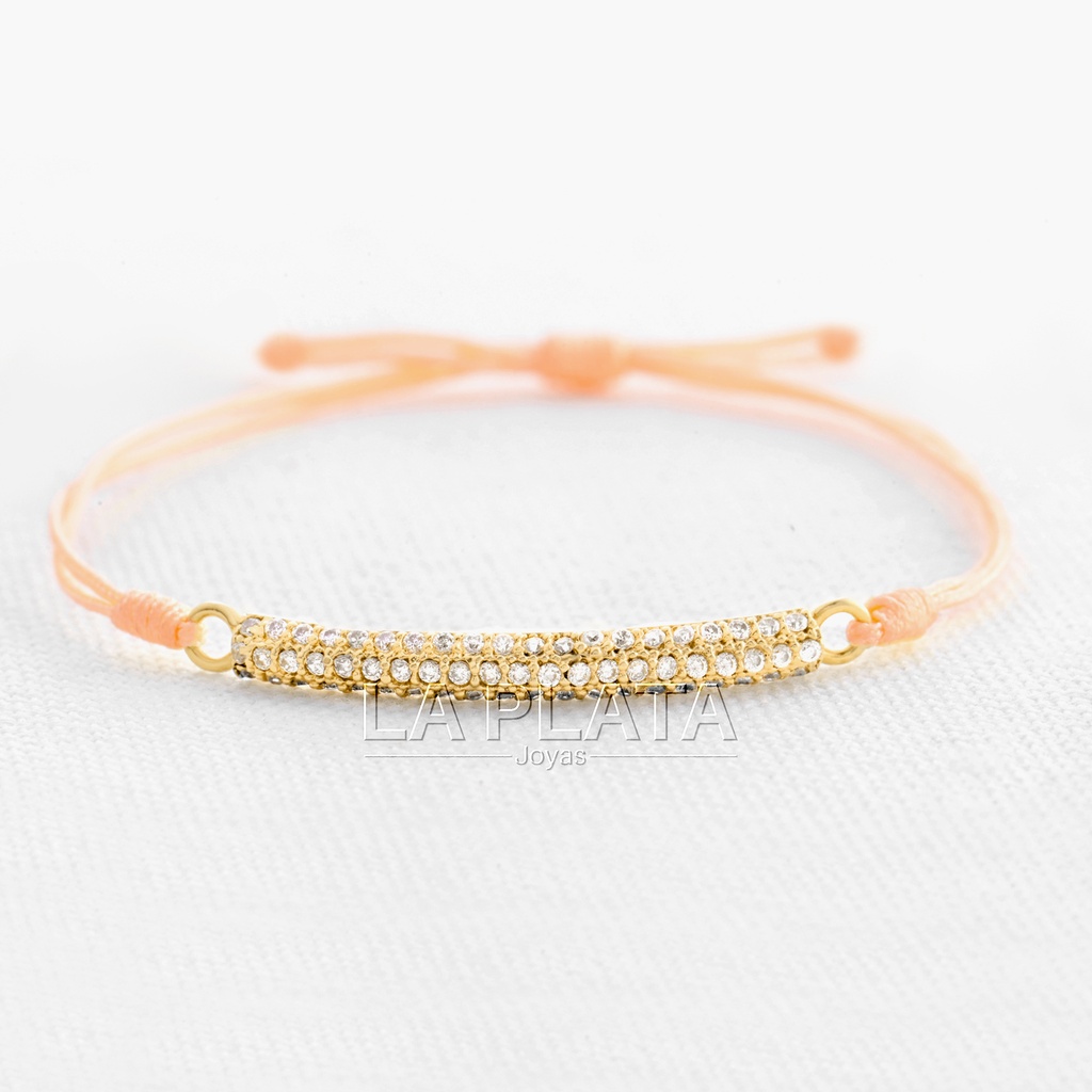 PULSERA DE BARRA CIRCONADA