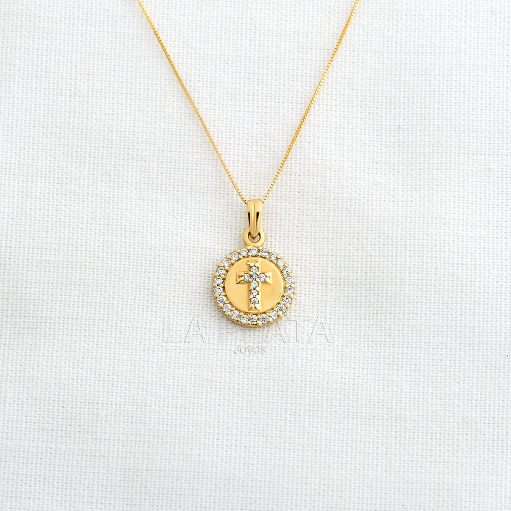 DIJE CRUZ CIRCONADA MINI