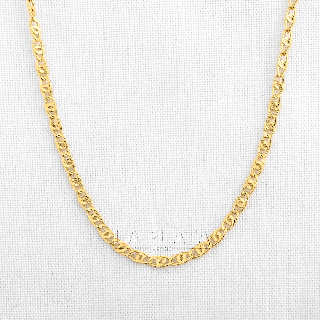 CADENA ITALIANA TEJIDO OJO DE PERDIZ 60CM