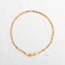 PULSERA ITALIANA PLANA DIAMANTADA