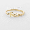ANILLO FE SIN TILDE Y CON CIRCON