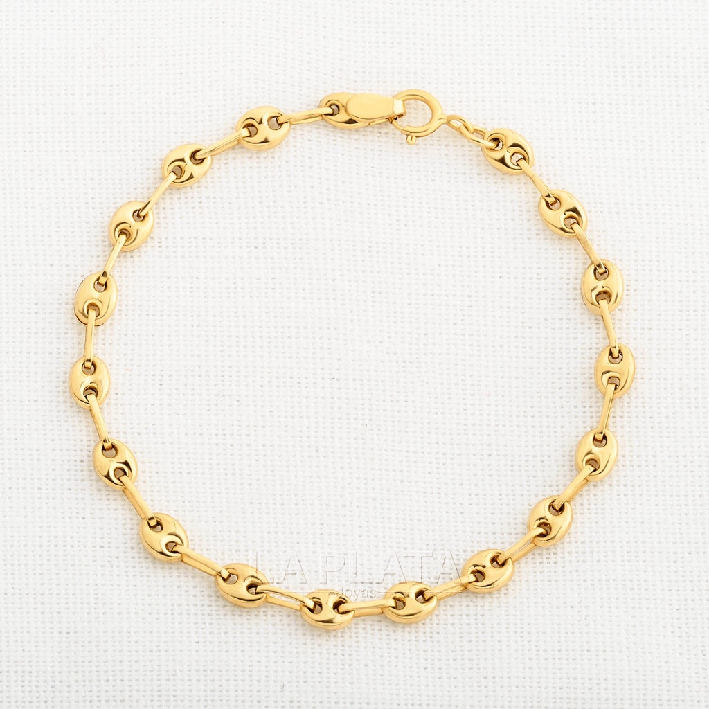 PULSERA ESLABON MINI ORO AMARILLO