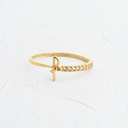 ANILLO FE CURSIVO CON CIRCÓN AL LADO 