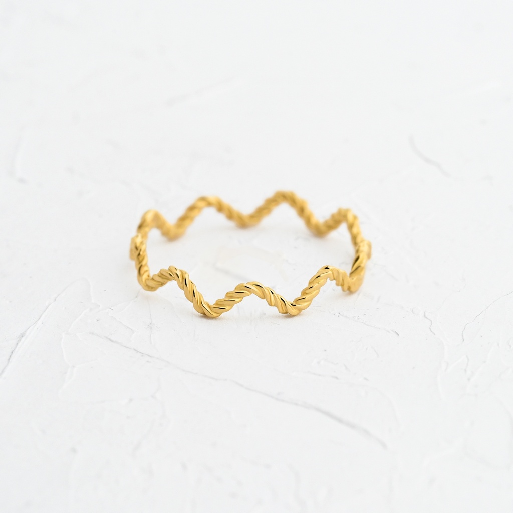 ANILLO OLAS ENCRESPADAS
