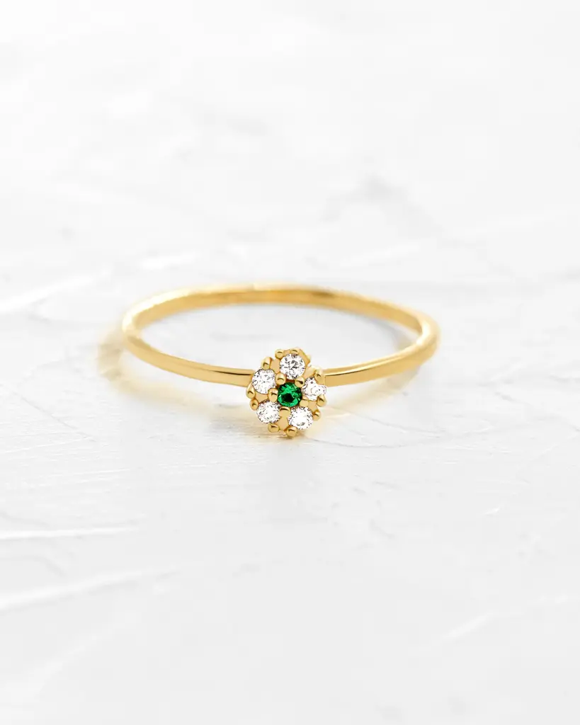 ANILLO FLOR CIRCÓN