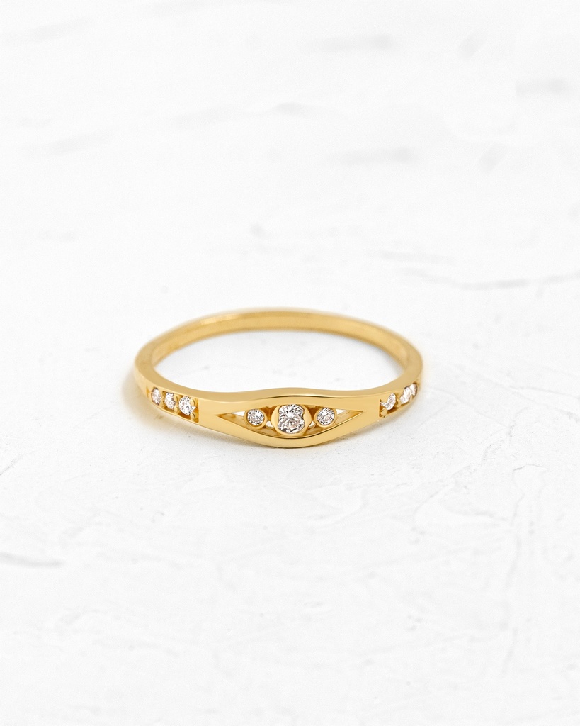 ANILLO OJO BRILLANTE