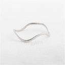 ANILLO OLAS LISAS BLANCO