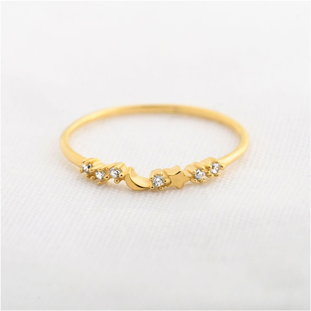 ANILLO CIRCÓN ESTRELLA LUNAR