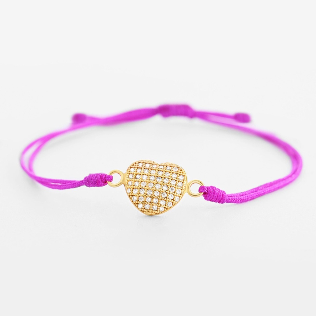PULSERA CORAZÓN REPLETO DE AMOR