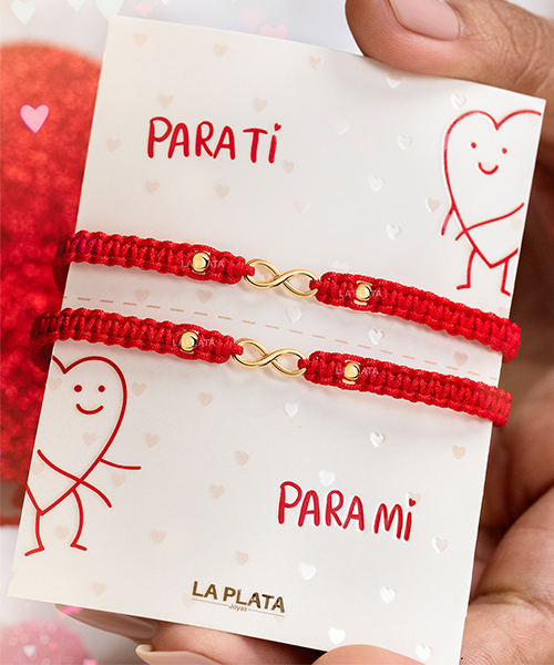 PULSERA AMOR POR SIEMPRE X2