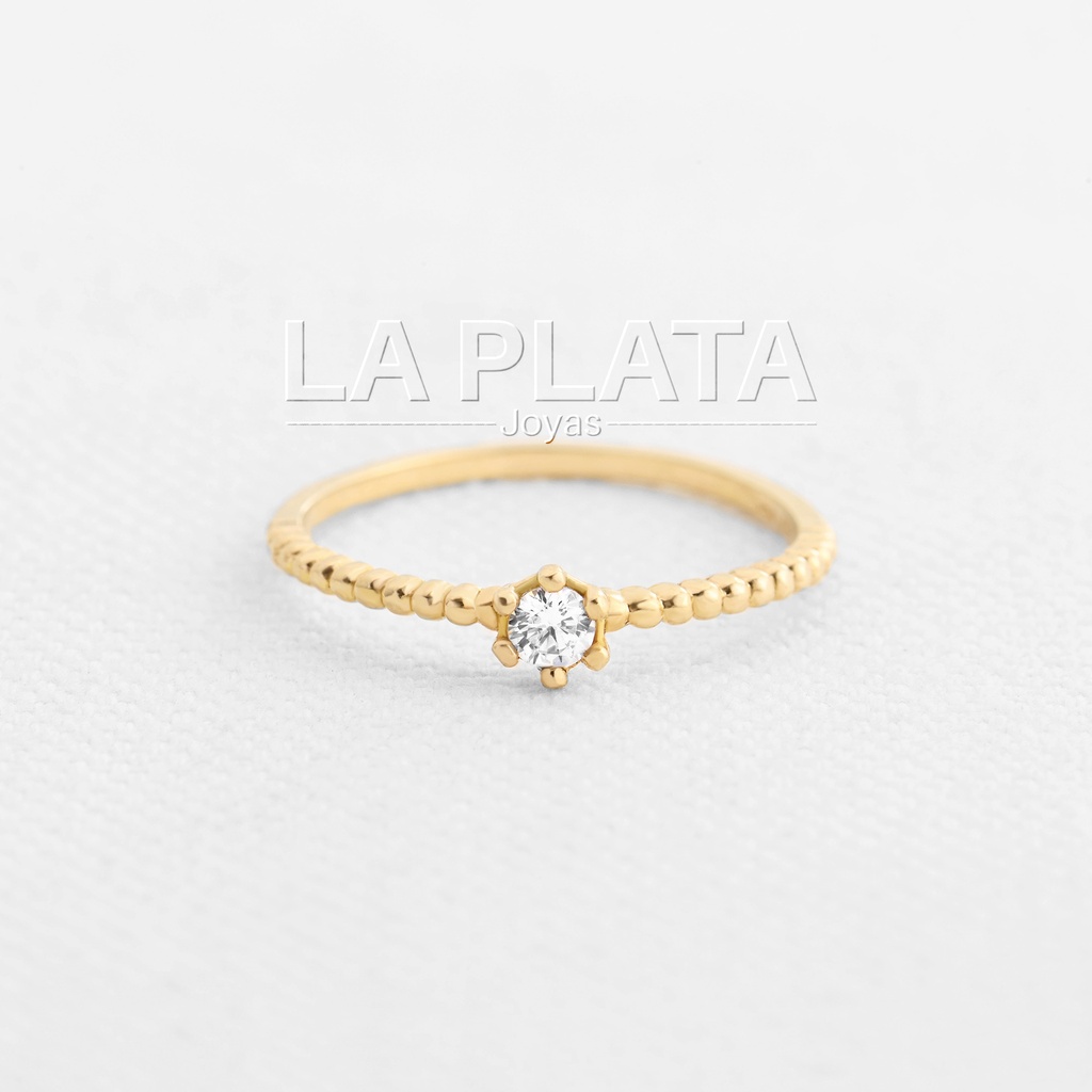 ANILLO FLOR DE LUZ RANURADO 