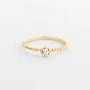 ANILLO FLOR DE LUZ RANURADO 