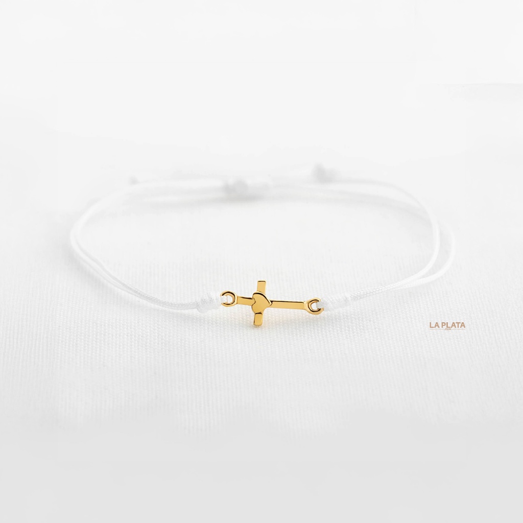 PULSERA CRUZ CORAZÓN 