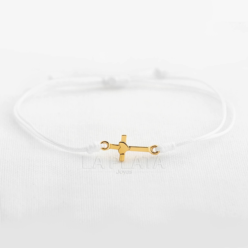 PULSERA CRUZ CORAZON 
