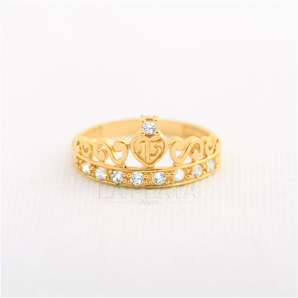 ANILLO 15 CORAZON SUTIL
