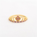 ANILLO 15 CORONA ROSA CELESTE