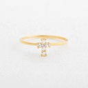 ANILLO CRUZ CIRCONADA PEQUEÑA