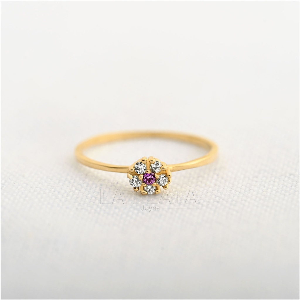 ANILLO CIRCON ROSA DEL VIENTO
