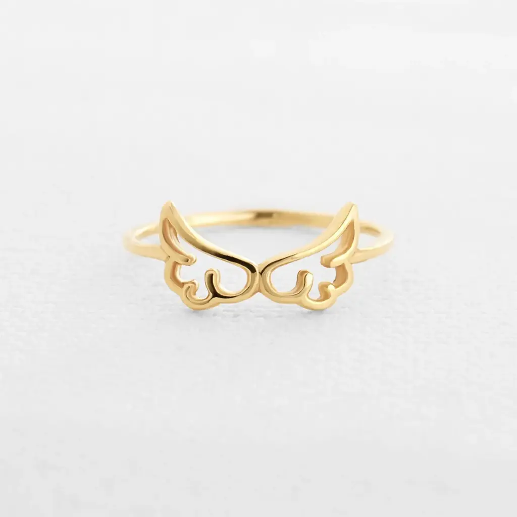 ANILLO ALAS LISAS PLANA