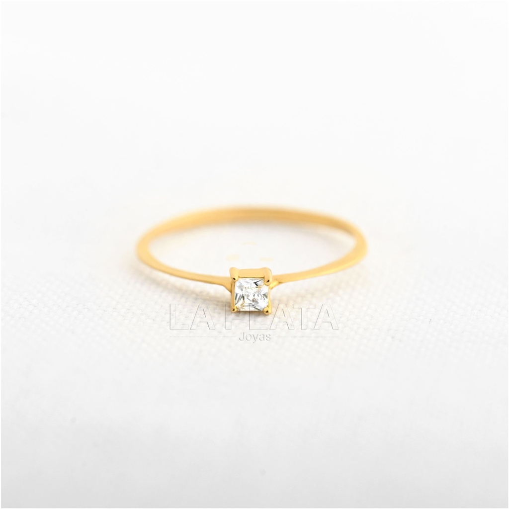 ANILLO CUADRADO LISO 