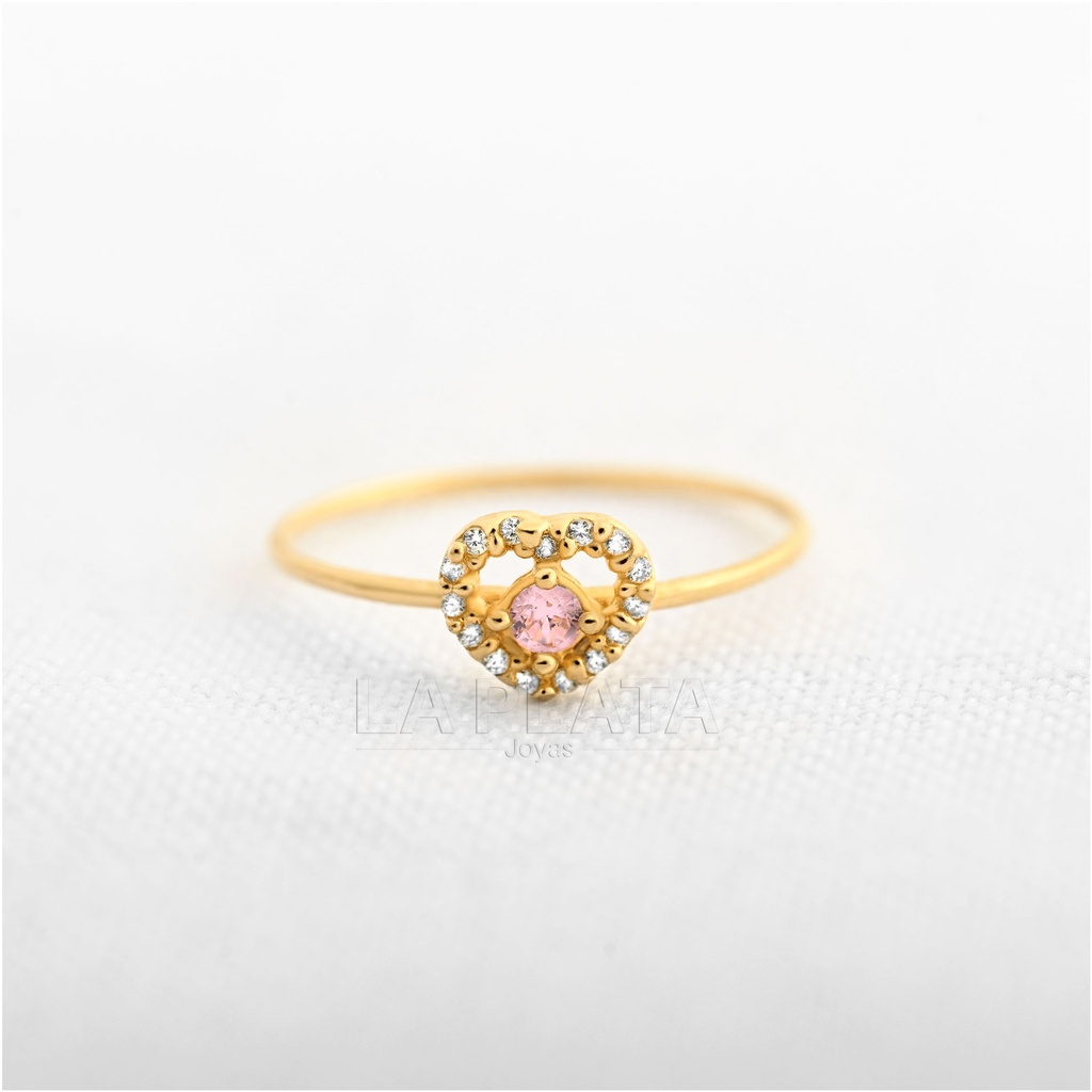 ANILLO CIRCON CORAZON
