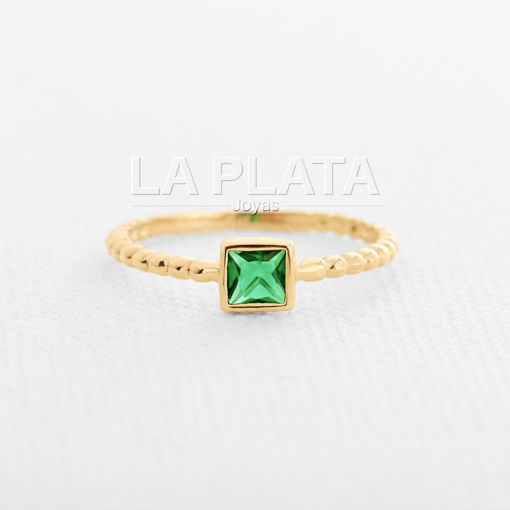 ANILLO CUADRADO PLANO