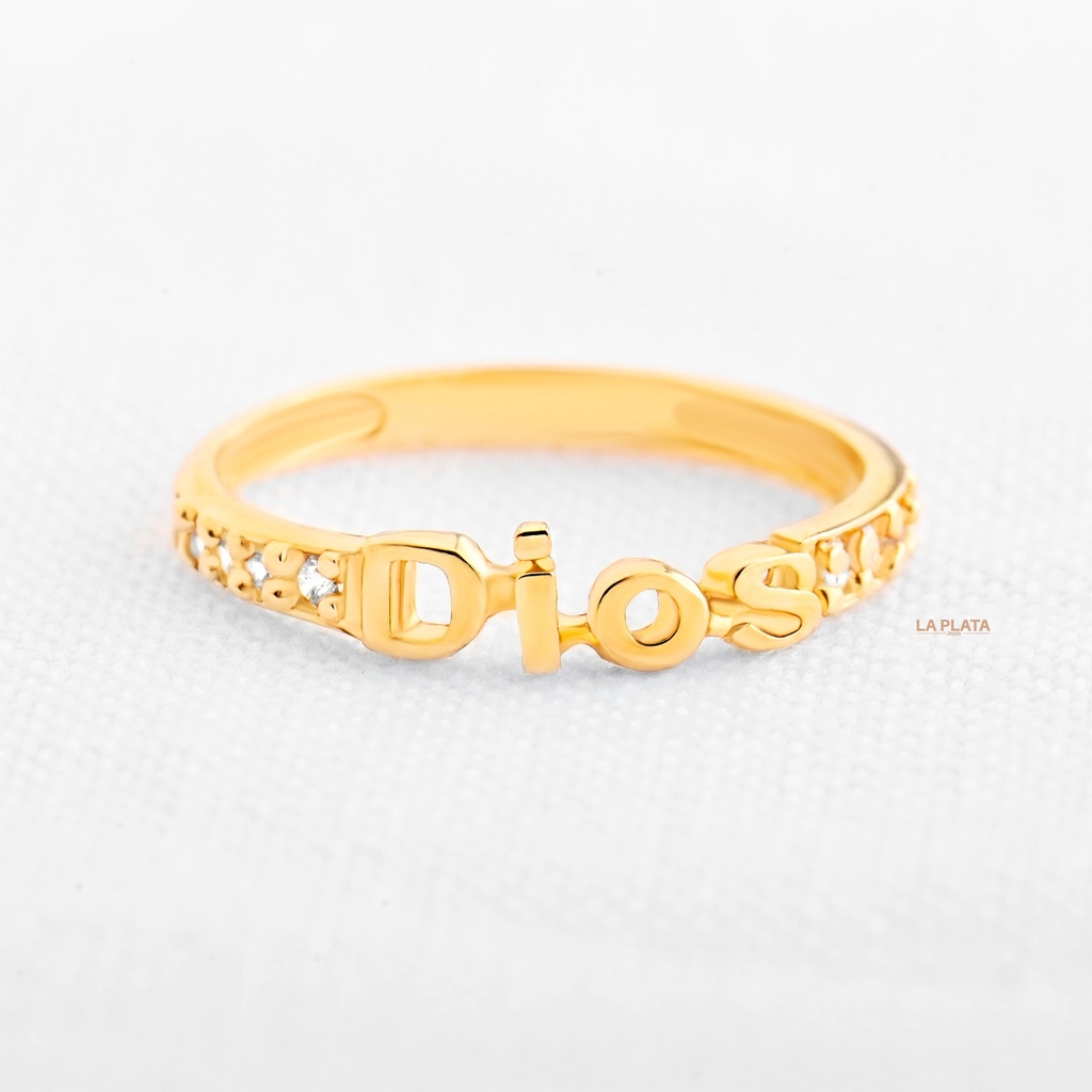 ANILLO DIOS CIRCONADO 