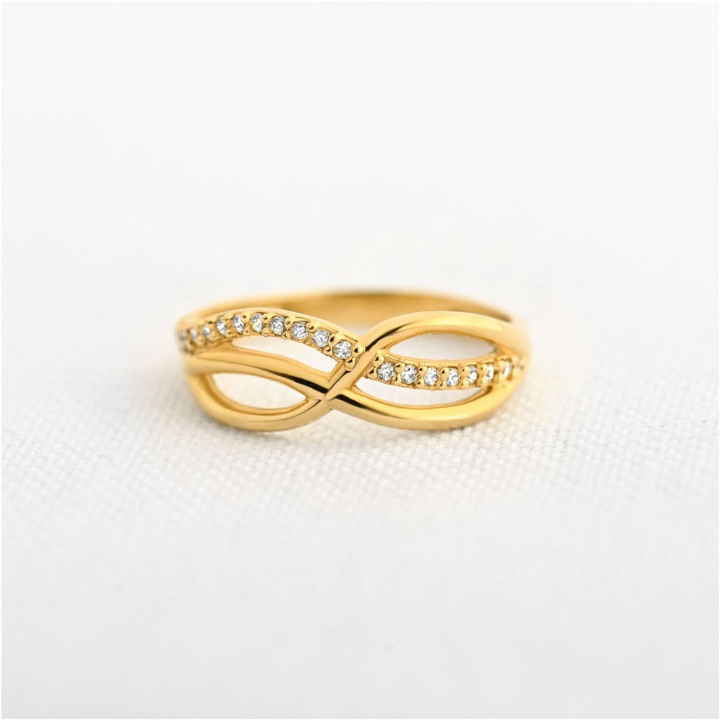 ANILLO CIRCÓN ONDAS CRUZADAS