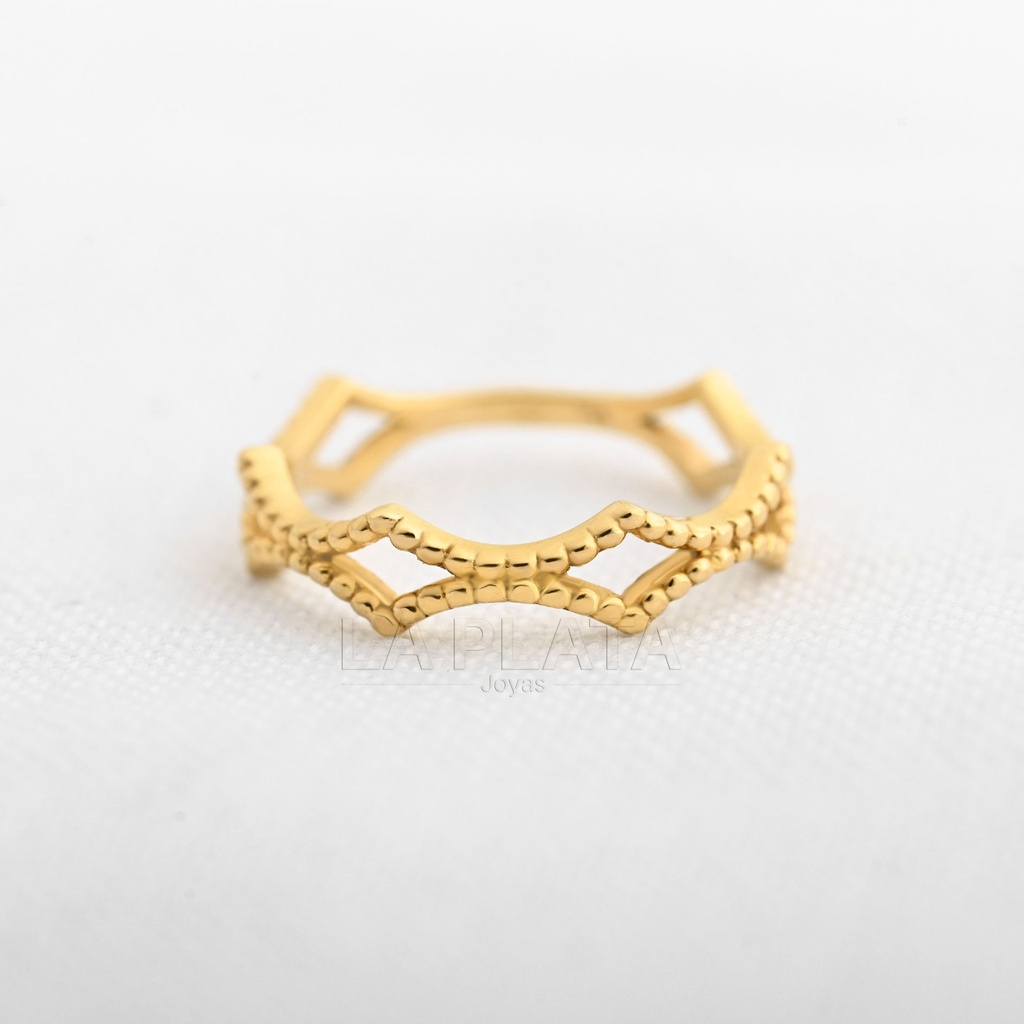 ANILLO OLAS TRIANGULAR