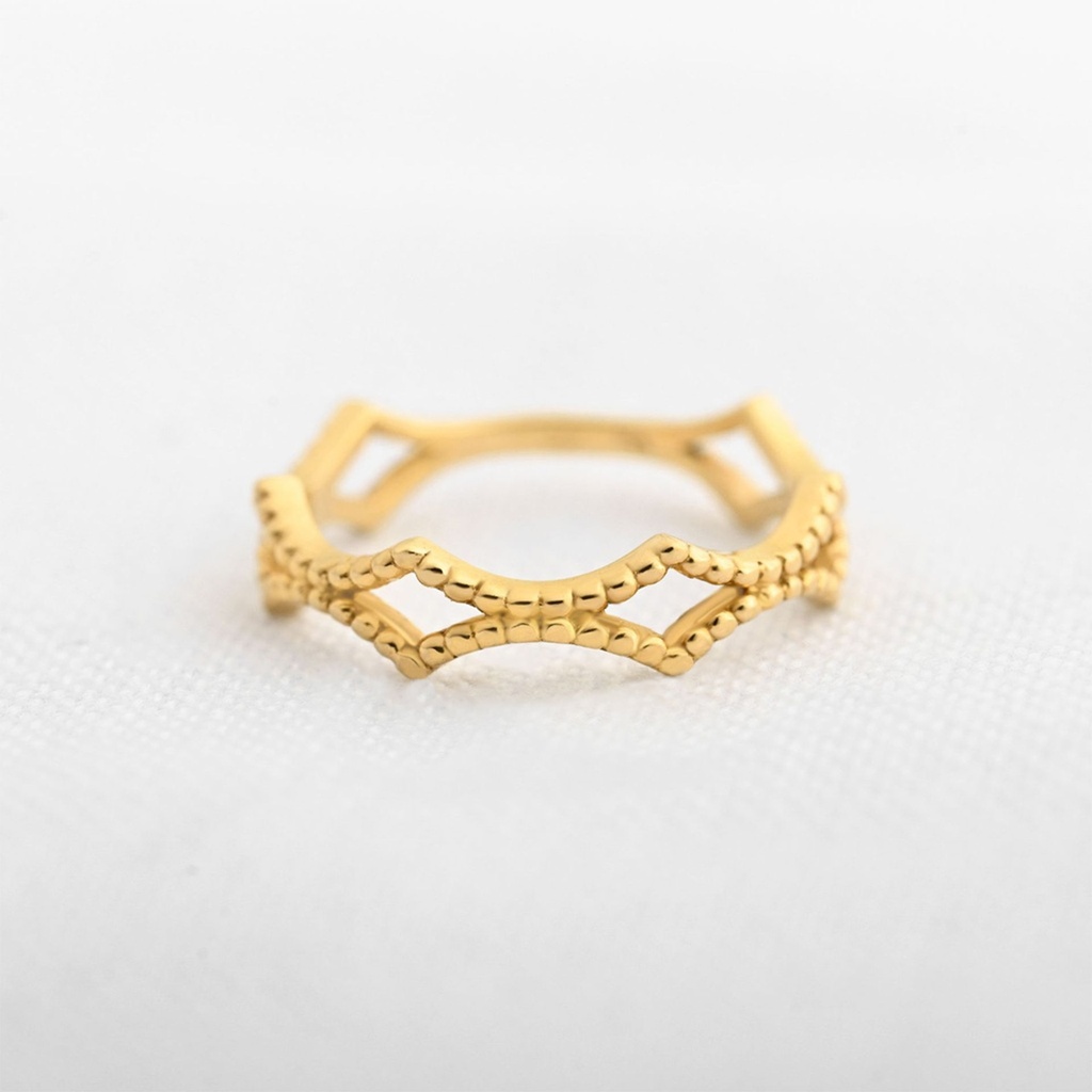 ANILLO OLAS TRIANGULAR