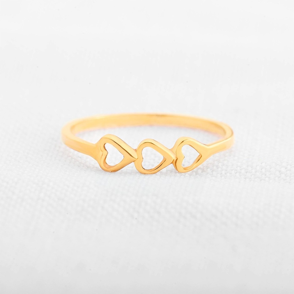 ANILLO TRES CORAZÓNES