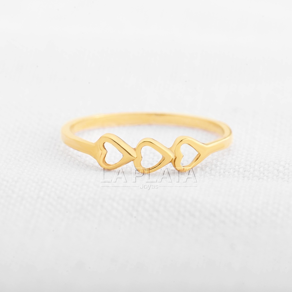 ANILLO TRES CORAZONES