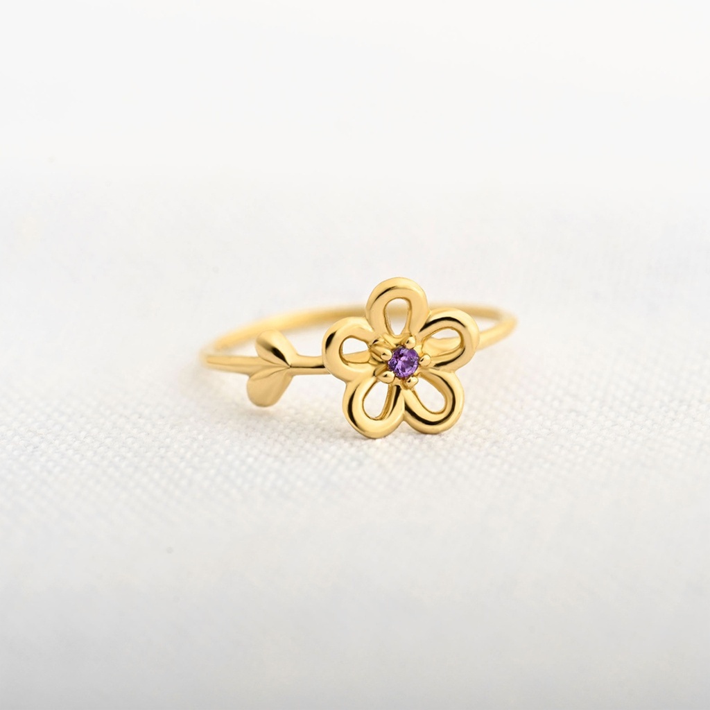 ANILLO CIRCÓN FLOR SUTIL