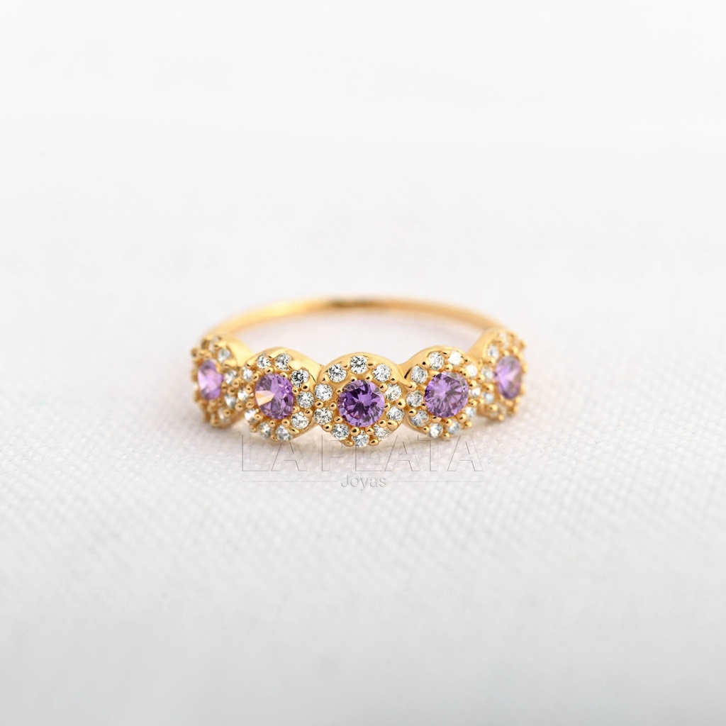 ANILLO CIRCON JARDIN FLORAL
