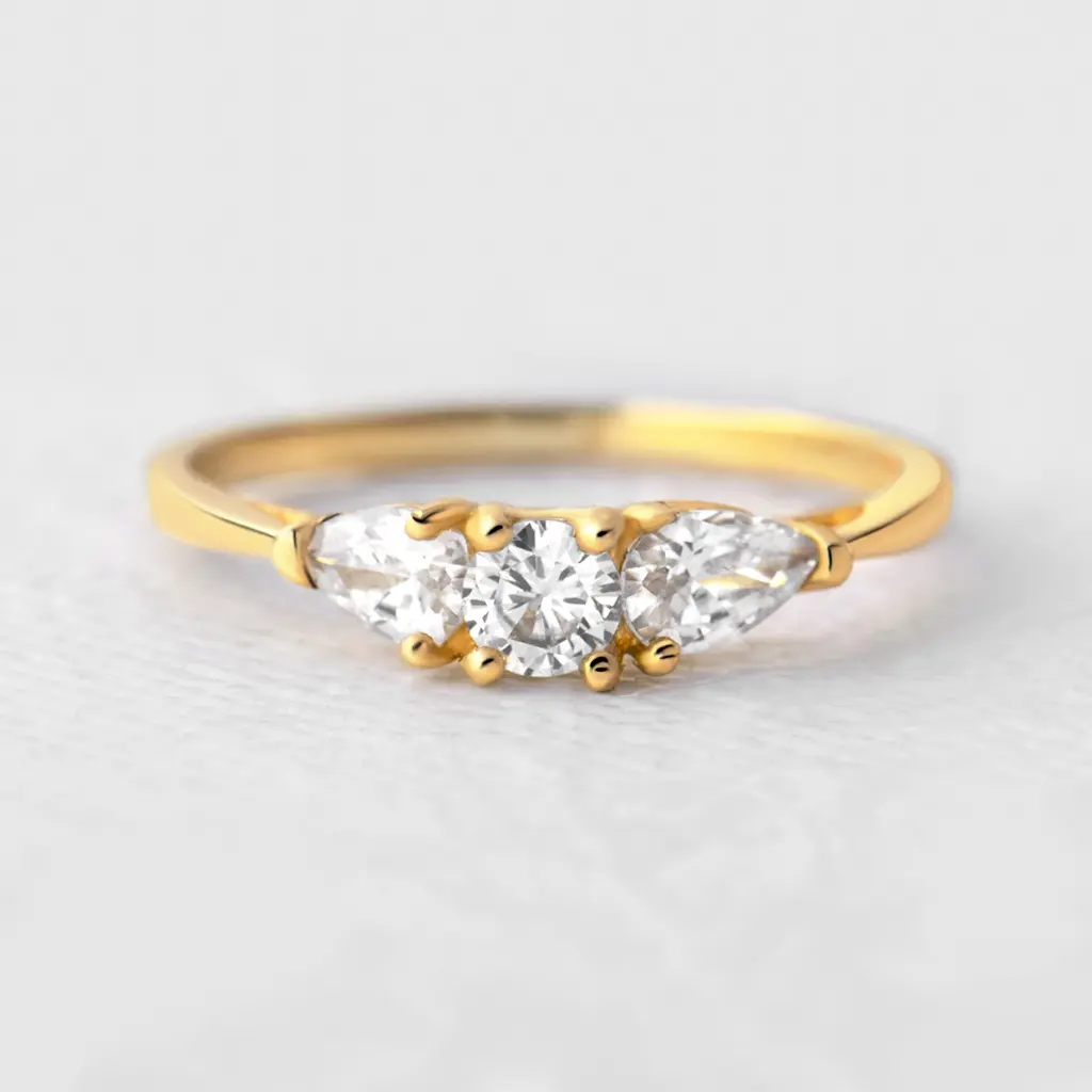 ANILLO CON CIRCÓN JUNTO