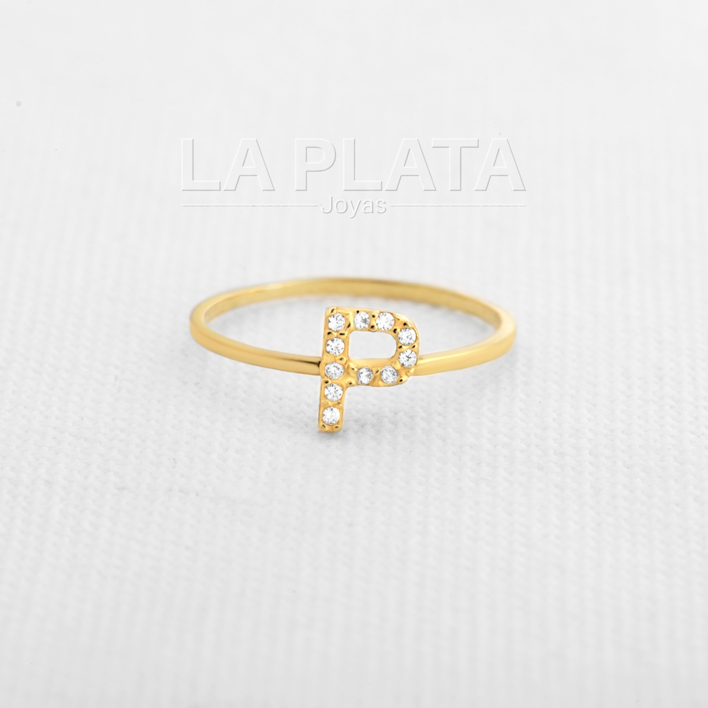 ANILLO LETRA P