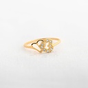 ANILLO CORAZON DOBLE