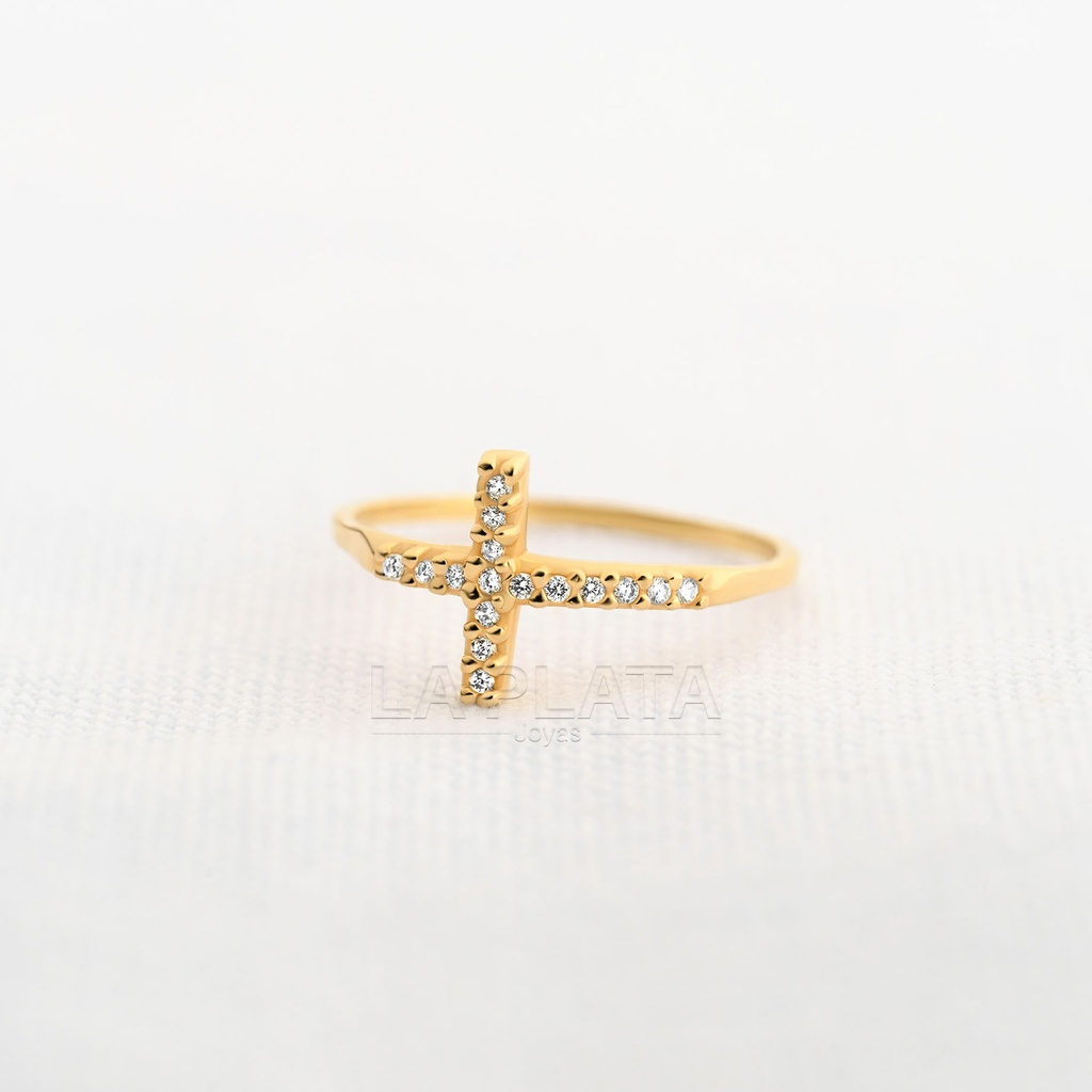 ANILLO CIRCON CRUZ CELESTIAL