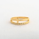 ANILLO CIRCON DOBLE DE CRUZ
