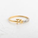 ANILLO FE ORO BLANCO