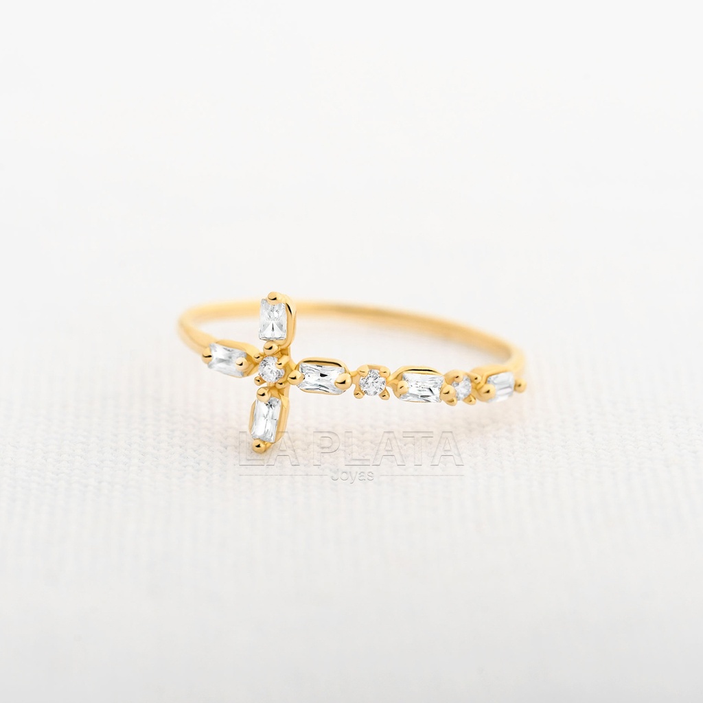 ANILLO CIRCON CRUZ DIVINA