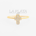 ANILLO CRUZ CIRCONADA GRANDE