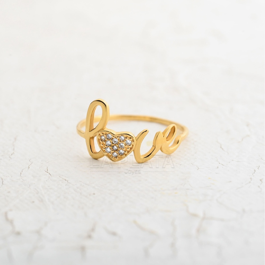 ANILLO LOVE CIRCONADO