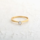 ANILLO CIRCON ESPEJISMO DORADO
